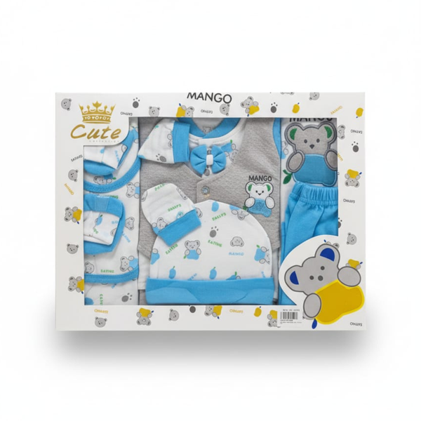 Cute 10 PCs gift set winter Blue