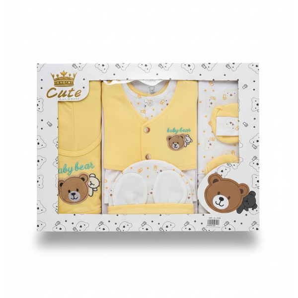 Cute 10 PCs gift set winter Yellow