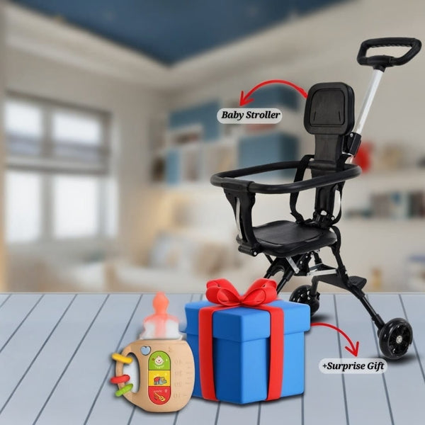Foldable Baby Stroller – Lightweight Travel Pram
