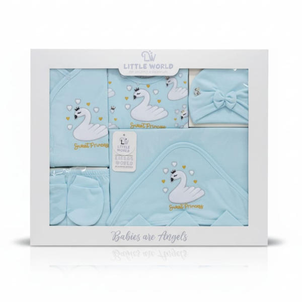Little Would New born 10 pieces set winter Blue