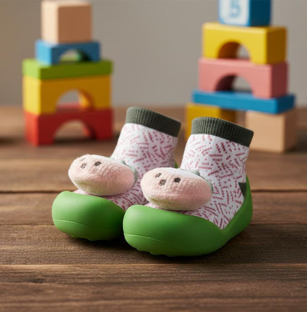 Baby Skidders Grip Sock Shoes for 12 Month –24M – Flexible
