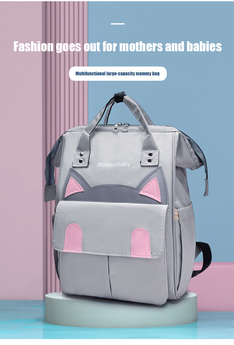 Cute Cat Diaper Backpack