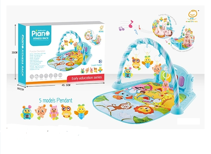 Playmat with Toys Music Play Gym