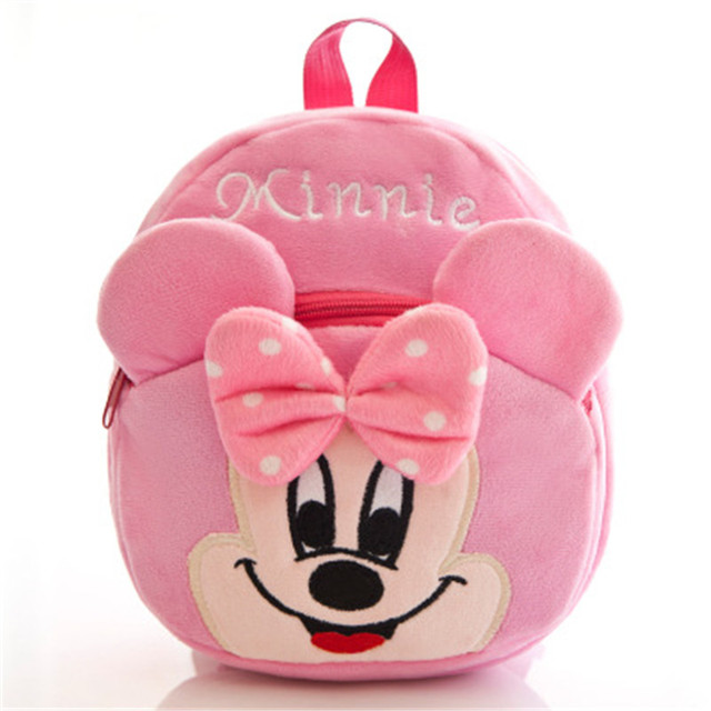 Baby Backpack Plush Backpack Minnie Pink